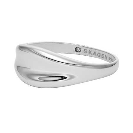 Moderní ocelový prsten pro ženy Anja Pebble SKJ1850040 Skagen / Obvod: 57 mm - 57 mm