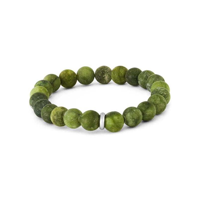 Korálkový náramek z jadeitu MINK134/17 Agato