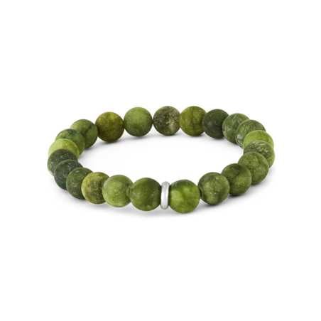 Korálkový náramek z jadeitu MINK134/17 Agato