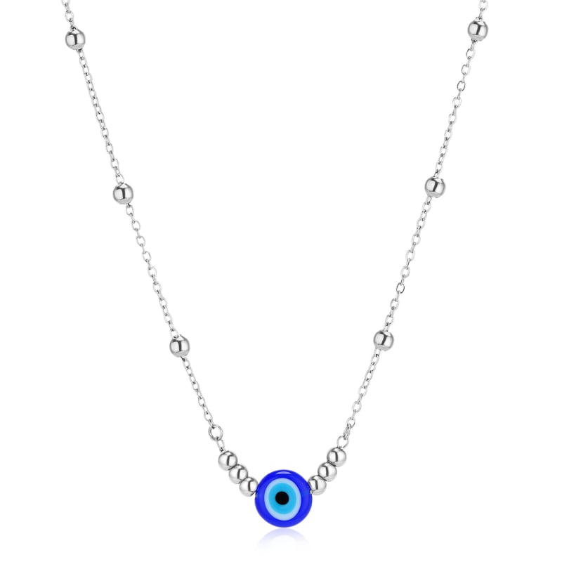 Ocelový náhrdelník s božím okem Witch SWH05 S Agapo