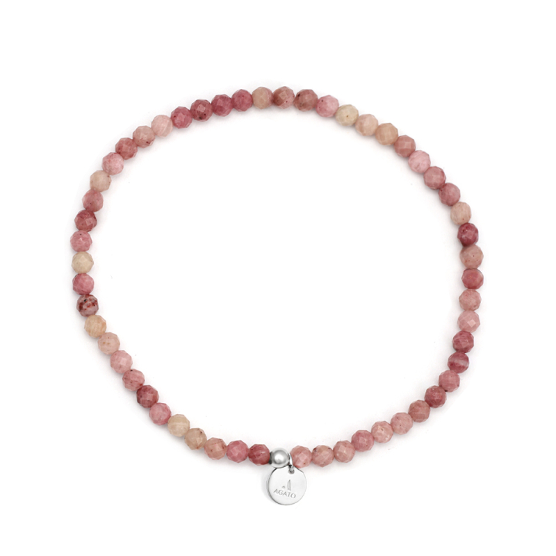 Korálkový náramek s rodonitem POL-B01/17G Agato Korálkový náramek s rodonitem POL-B01/17G Agato