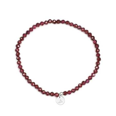 Slušivý korálkový náramek z granátu POL-B11/17G Agato