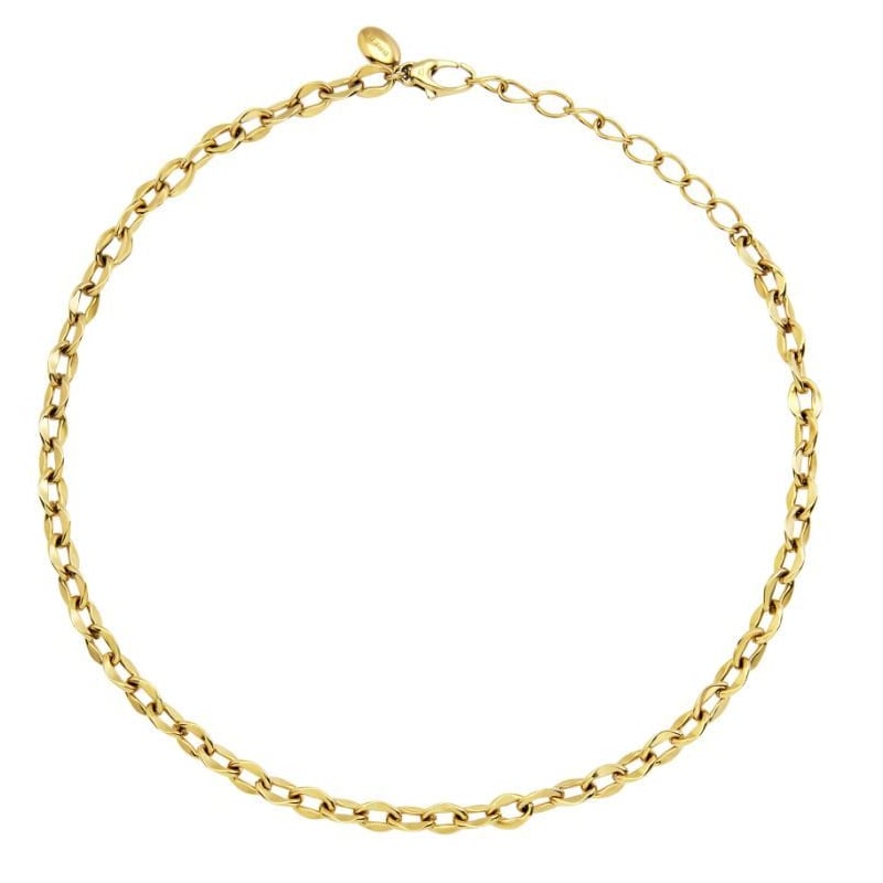 Půvabný pozlacený náhrdelník Moor TJ3715 Breil