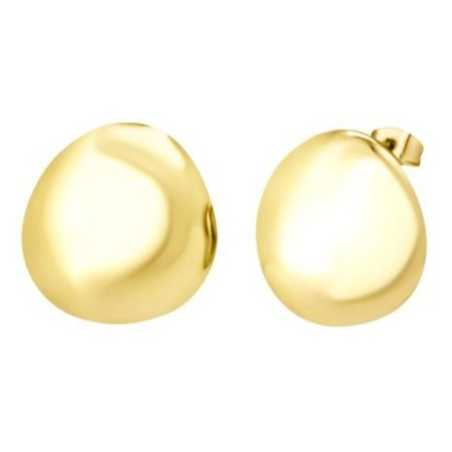 Módní pozlacené náušnice Bubble TJ3710 Breil