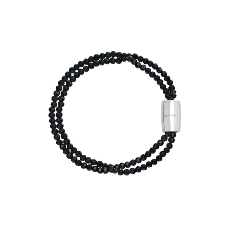 Dvojitý korálkový náramek s krystaly Magnetica System TJ3687 Breil