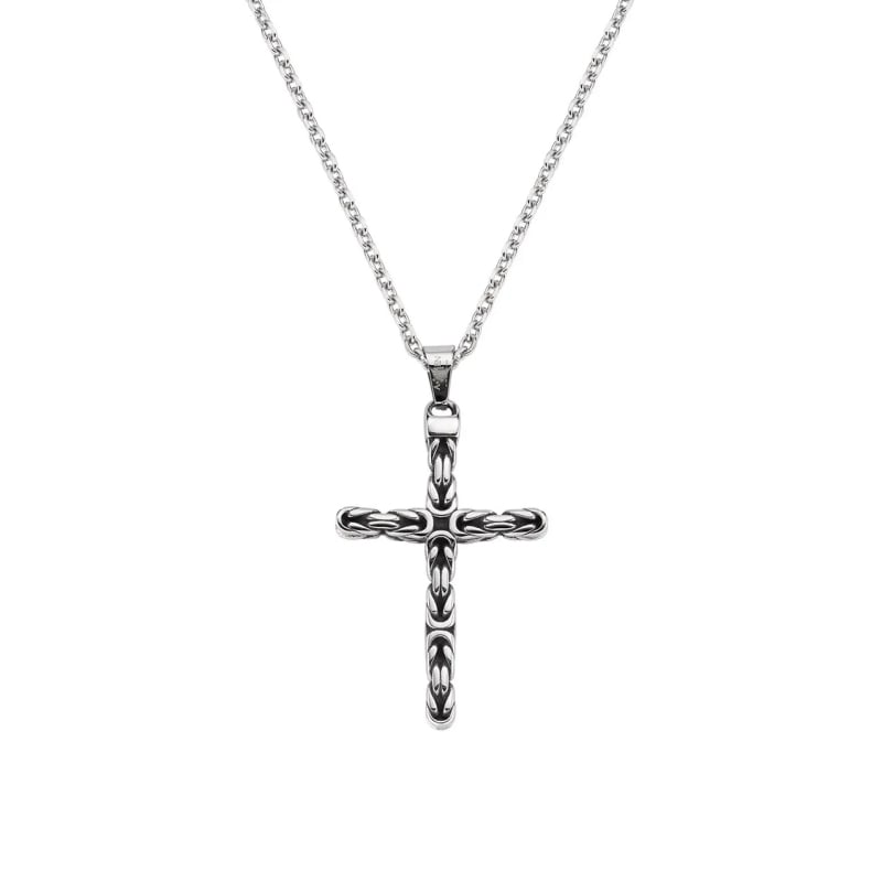 Pánský ocelový náhrdelník Kříž ACCL001 (řetízek, přívěsek) Amen Pánský ocelový náhrdelník Kříž ACCL001 (řetízek, přívěsek) Amen