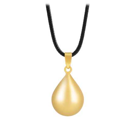 Pozlacený náhrdelník Rolnička Kapka Lásky KAPLZ Mummy Bell