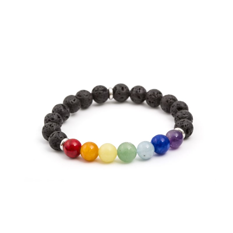 Korálkový náramek z minerálních kamenů MINK89/17 Agato