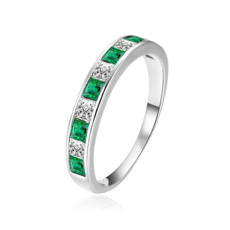 Luxusní stříbrný prsten se zirkony AGT-R47GR Agato / Obvod: 56 mm - 56 mm Luxusní stříbrný prsten se zirkony AGT-R47GR Agato / Obvod: 56 mm - 56 mm