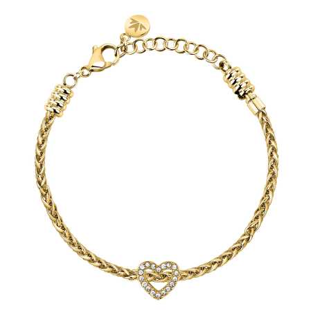 Elegantní pozlacený náramek se srdíčkem Drops SCZ1394 Morellato