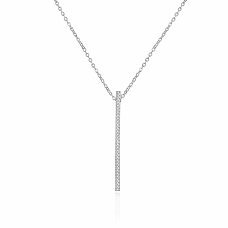 Elegantní stříbrný náhrdelník pro ženy AGT-N037W Agato