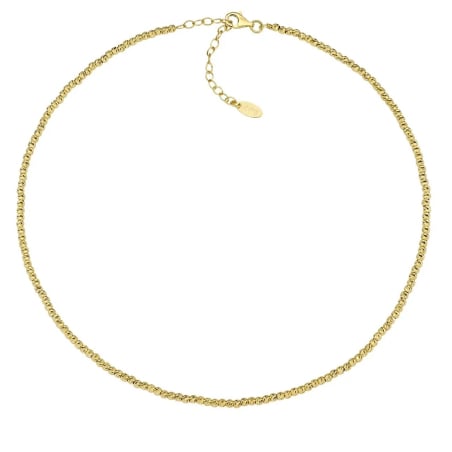 Pozlacený korálkový náhrdelník pro ženy Essential CLDI25G Amen