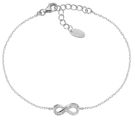Nadčasový stříbrný náramek Nekonečno Love BRINLIBBZ Amen