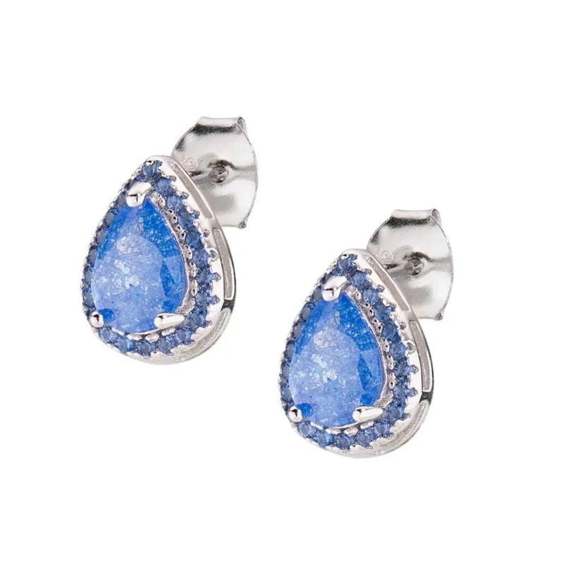 Krásné stříbrné náušnice Tear Drop Lady ECRGBBLBLZ Amen Krásné stříbrné náušnice Tear Drop Lady ECRGBBLBLZ Amen