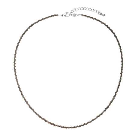 Korálkový náhrdelník s šedým spinelem 42012.3 Grey spinel Evolution Group