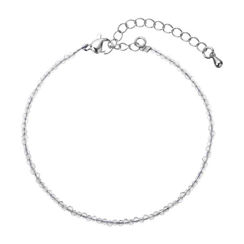 Korálkový náramek z křemene 43055.3 Grey quartz Evolution Group