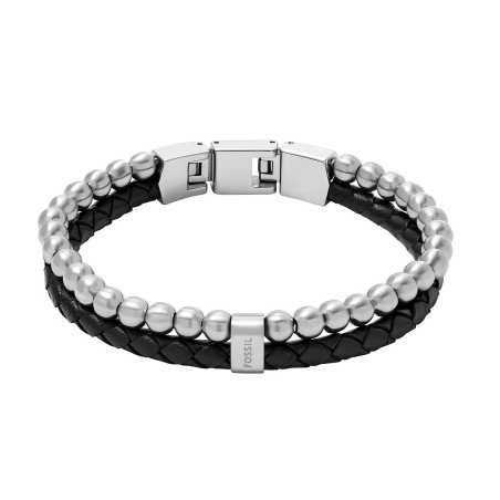 Stylový dvojitý náramek pro muže JF04855040 Fossil