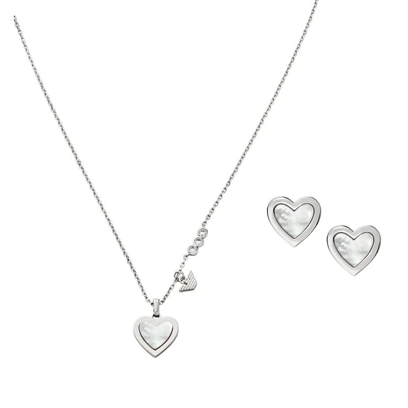 Originální perleťový set šperků EGS3228SET (náhrdelník, náušnice) Emporio Armani Originální perleťový set šperků EGS3228SET (náhrdelník, náušnice) Emporio Armani