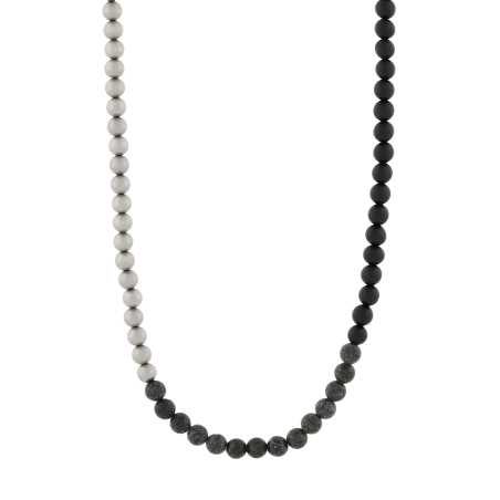 Módní pánský náhrdelník z korálků AXG0140040 Armani Exchange