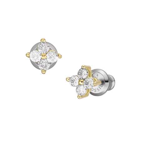 Jemné pozlacené náušnice pecky Hazel JOF00997710 Fossil