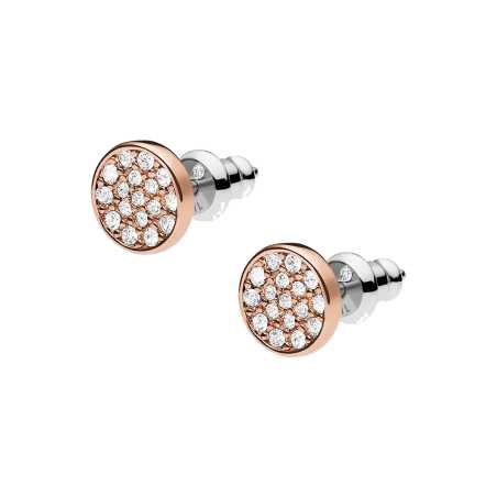 Něžné náušnice pecky z mosazi JOA00281791 Fossil