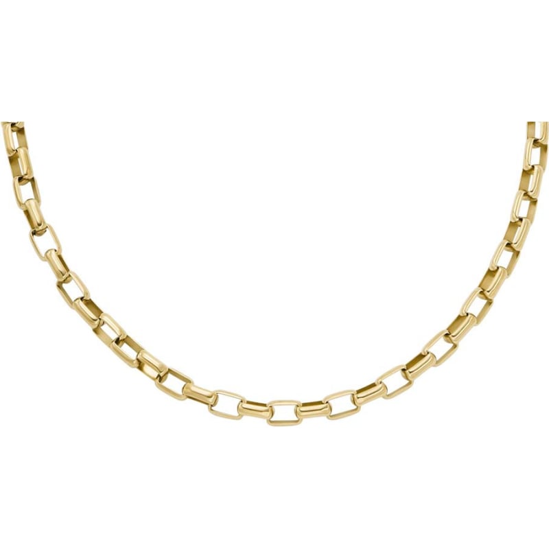 Luxusní pozlacený náhrdelník Archival Core JOF00970710 Fossil