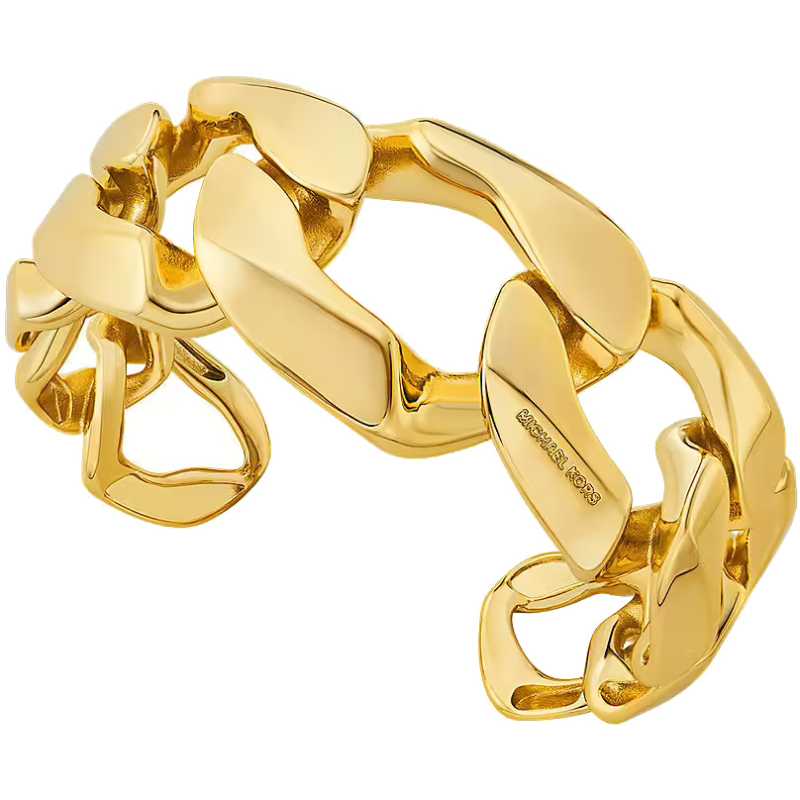 Výrazný pozlacený náramek Kors MK MKJ8457710 Michael Kors Výrazný pozlacený náramek Kors MK MKJ8457710 Michael Kors
