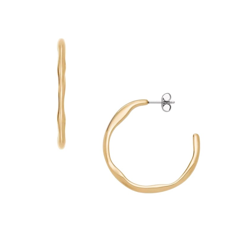 Slušivé pozlacené kruhy Moderne Stak SKJ1870710 Skagen