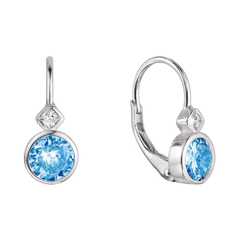 Krásné dívčí náušnice se zirkony 11479.3 aqua Evolution Group Krásné dívčí náušnice se zirkony 11479.3 aqua Evolution Group