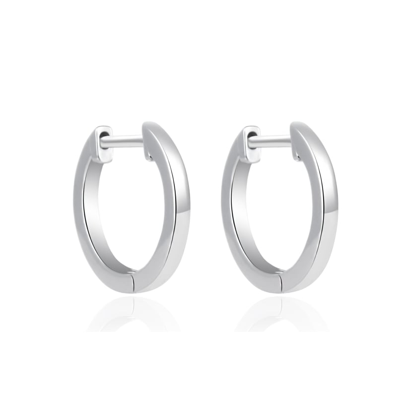 Nadčasové stříbrné náušnice AGT-E194K Agato