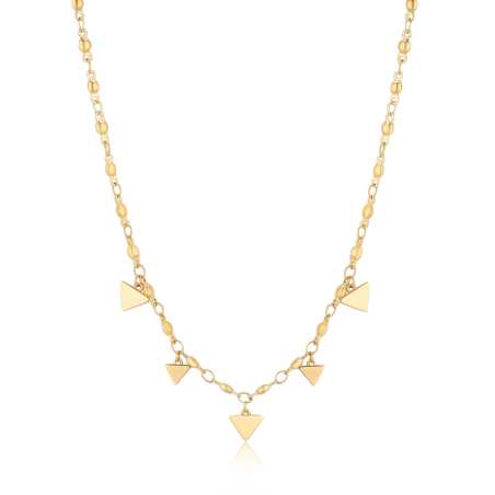 Pozlacený ocelový náhrdelník s přívěsky Elysium SUM04 S Agapo