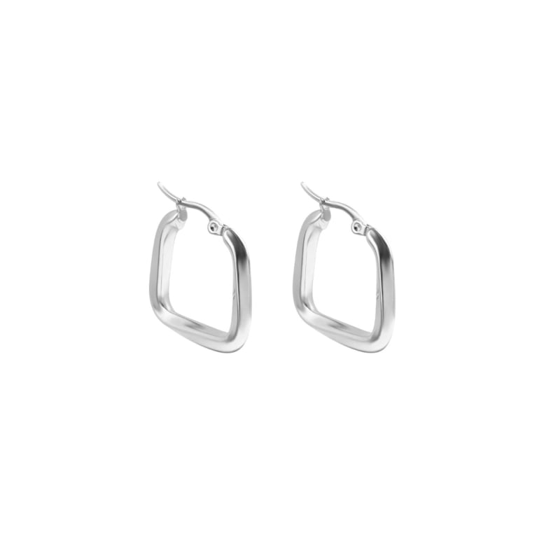 Moderní ocelové náušnice Kate Silver Earrings MCE250267S Marc Malone Moderní ocelové náušnice Kate Silver Earrings MCE250267S Marc Malone