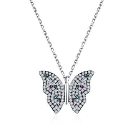 Stříbrný dámský náhrdelník Motýl N0000528 Moiss