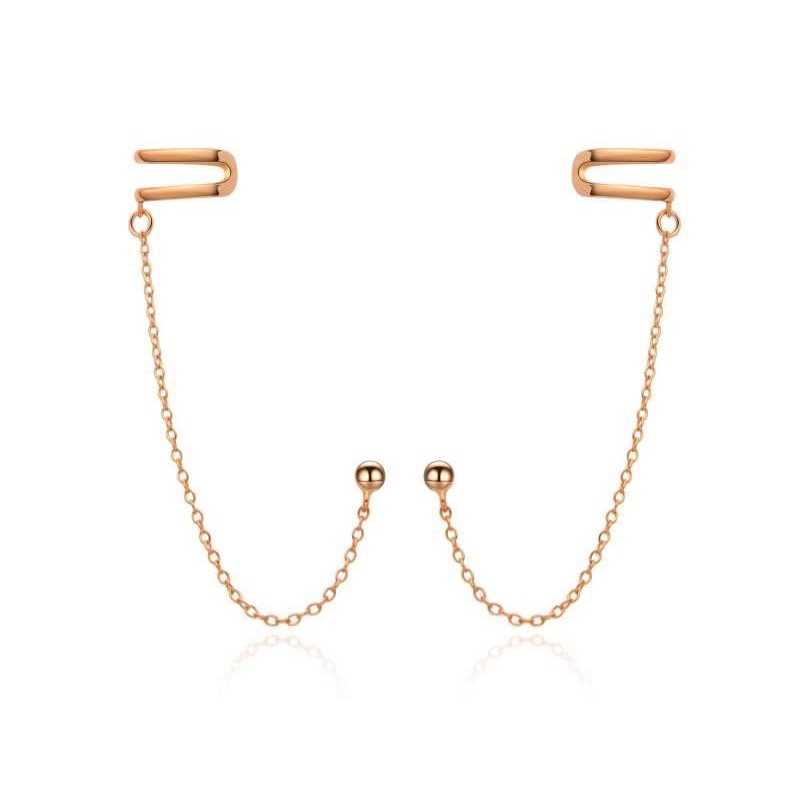 Pozlacené řetízkové záušnice E0004308 Moiss Pozlacené řetízkové záušnice E0004308 Moiss