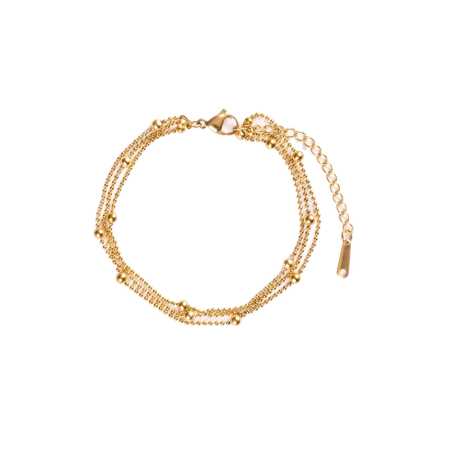 Trojitý pozlacený náramek pro ženy EWB250255G Emily Westwood