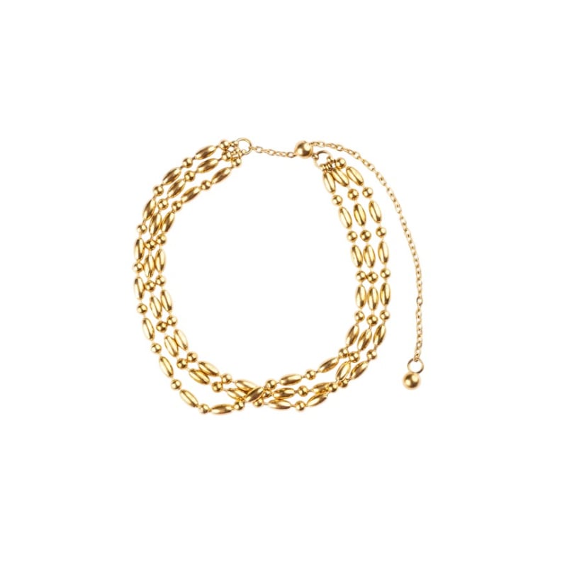 Trojitý řetízkový náramek MCB250181G Marc Malone Trojitý řetízkový náramek MCB250181G Marc Malone