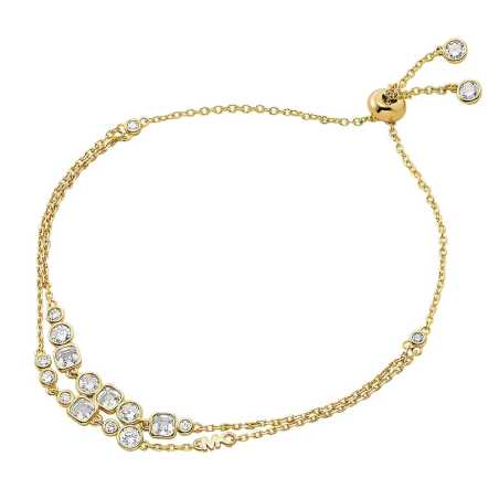 Pozlacený náramek ze stříbra s kubickou zirkonií Premium MKC1770710 Michael Kors