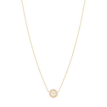 Třpytivý pozlacený náhrdelník s kubickými zirkony EG3628710 Emporio Armani