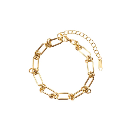 Dámský pozlacený řetízkový náramek MCB250189G Marc Malone