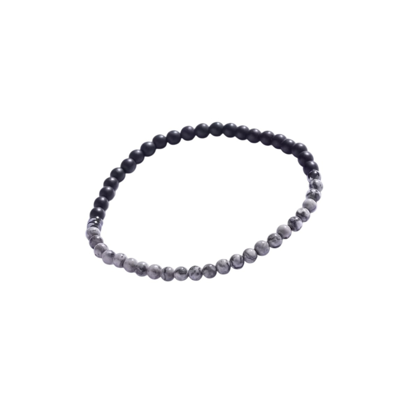 Pánský korálkový náramek s jaspisem MCGB5110 Marc Malone Pánský korálkový náramek s jaspisem MCGB5110 Marc Malone