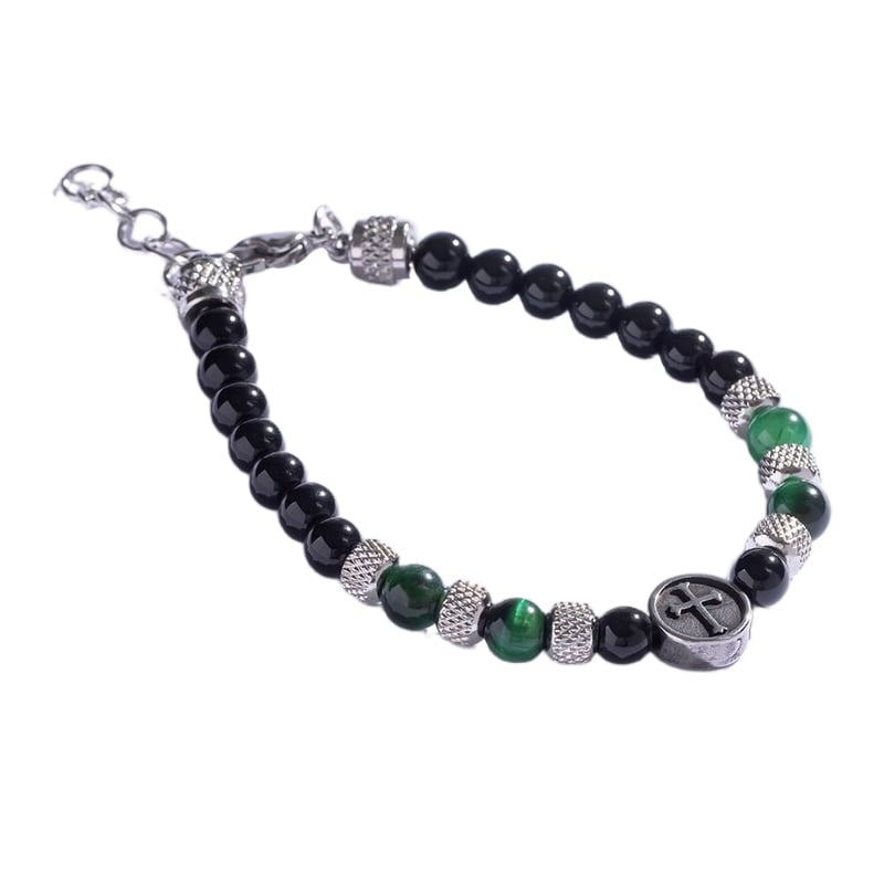 Korálkový náramek se zeleným křemenem MCGB5017 Marc Malone Korálkový náramek se zeleným křemenem MCGB5017 Marc Malone