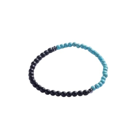 Pánský korálkový náramek s tyrkysem MCGB5108 Marc Malone