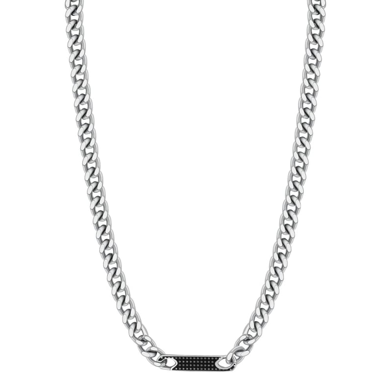 Nadčasový ocelový náhrdelník pro muže Bullet BBC04 Brosway / Délka: 46,5 cm