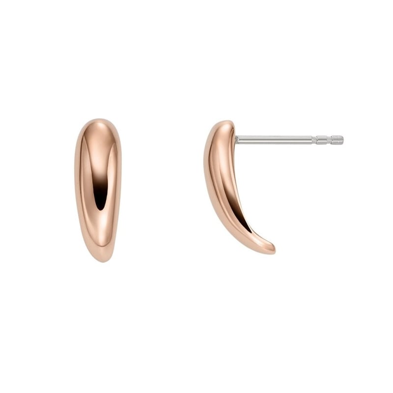 Elegantní pozlacené náušnice Anja Pebble SKJ1847791 Skagen Elegantní pozlacené náušnice Anja Pebble SKJ1847791 Skagen