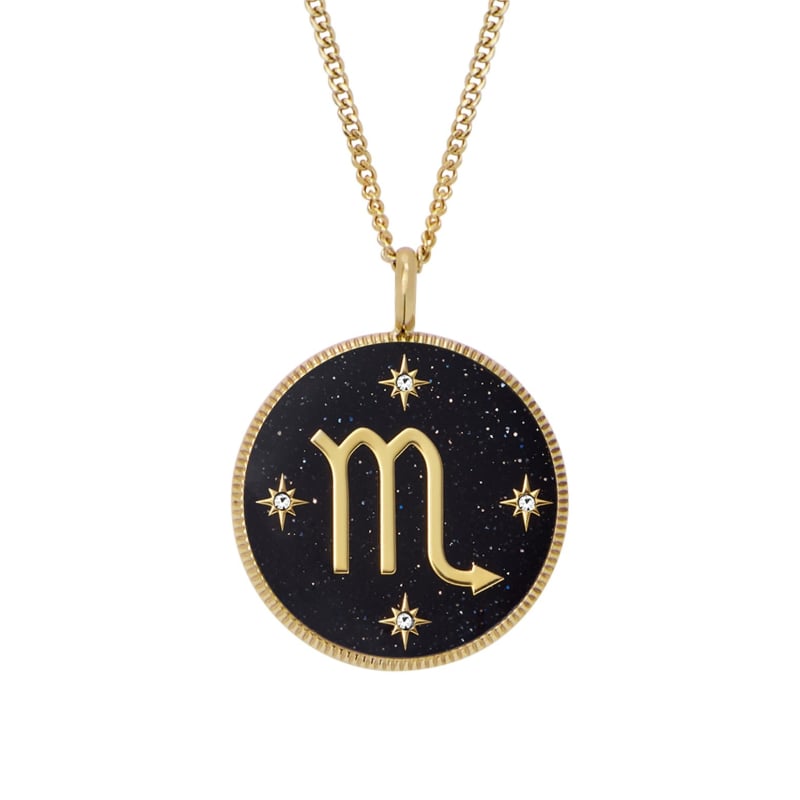 Pozlacený náhrdelník znamení Štír Written in the Stars JF04845710 Fossil Pozlacený náhrdelník znamení Štír Written in the Stars JF04845710 Fossil