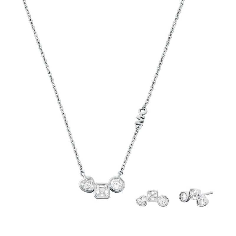 Půvabná souprava stříbrných šperků MKC1767SET (náhrdelník, náušnice) Michael Kors Půvabná souprava stříbrných šperků MKC1767SET (náhrdelník, náušnice) Michael Kors