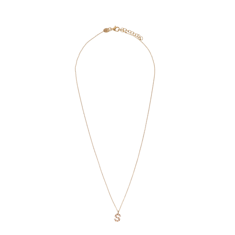 Pozlacený náhrdelník se Swarovski perličkami "S" AL4258.01.919 Alisia Pozlacený náhrdelník se Swarovski perličkami "S" AL4258.01.919 Alisia