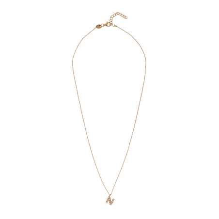 Pozlacený náhrdelník se Swarovski perličkami "N" AL4258.01.914 Alisia