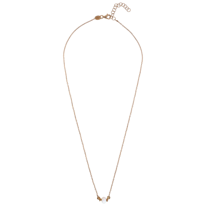 Minimalistický pozlacený náhrdelník se syntetickým opálem AL4985.01.000 Alisia Minimalistický pozlacený náhrdelník se syntetickým opálem AL4985.01.000 Alisia