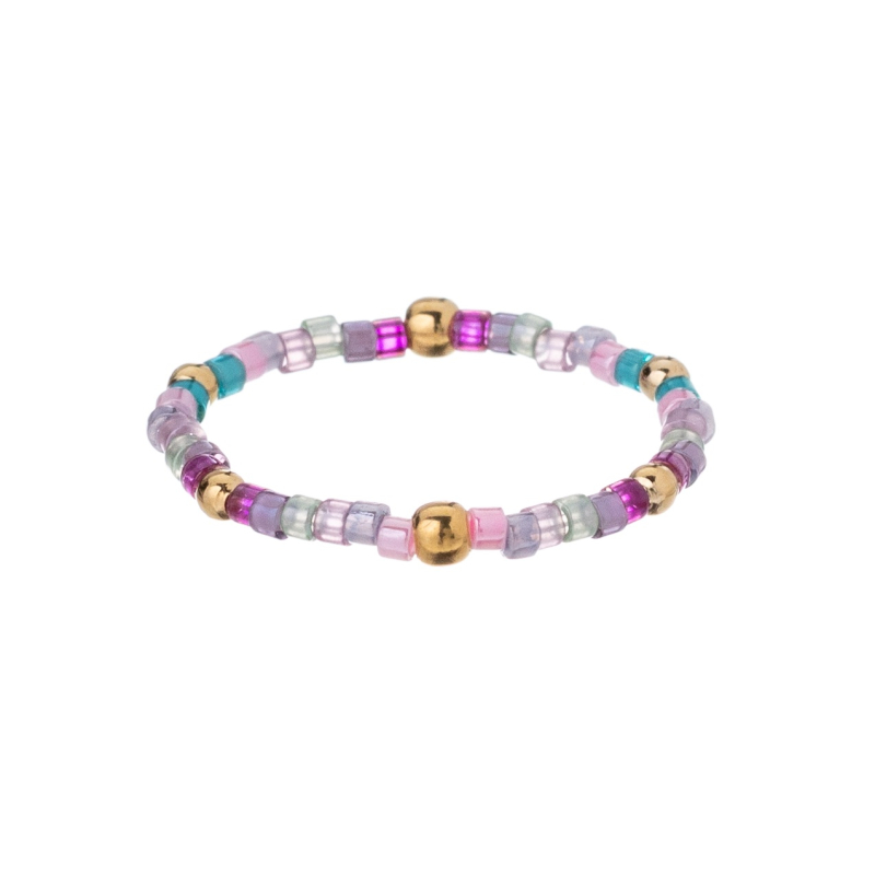 Hravý prsten se skleněnými korálky Miyuki AL4348.01.000 Alisia / Obvod: 57 mm - 57 mm Hravý prsten se skleněnými korálky Miyuki AL4348.01.000 Alisia / Obvod: 57 mm - 57 mm